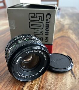 Canon FD 50mm F/1.8 Manual Focus Prime Lens