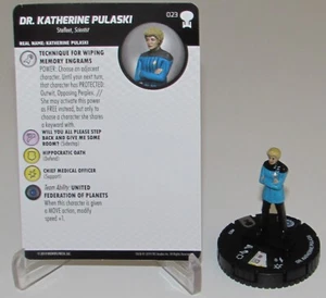 DR KATHERINE PULASKI 023 Star Trek TNG To Boldly Go HeroClix Rare Away Team - Picture 1 of 2