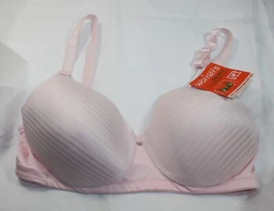 NWT WARNER'S secret makeover full coverage WIRE FREE BRA natural lift PINK - Picture 1 of 6