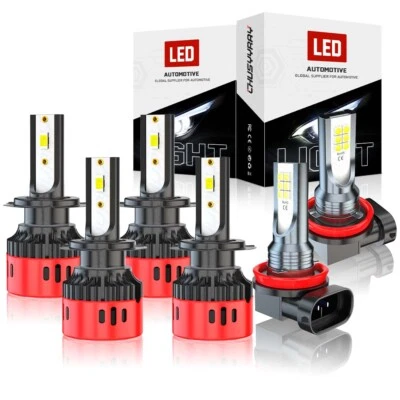 Kit de bombillas LED de haz alto bajo luz antiniebla para Hyundai Genesis Coupe 2013-2016 Foto 1 de 4