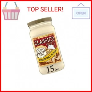 Classico Roasted Garlic Alfredo Pasta Sauce (15 oz Jar) - Picture 1 of 2