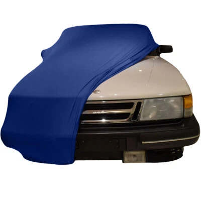 Indoor car cover fits Saab 900 Classic bespoke Le Mans Blue cover Without mir... - Imagem 1 de 4