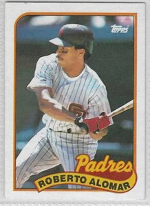 1989 Topps #206 Roberto Alomar San Diego Padres HOF - Bild 1 von 1
