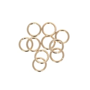 50 pezzi, 7 mm, 18 ga, oro 14 kt riempito, anelli di salto aperti - Foto 1 di 1