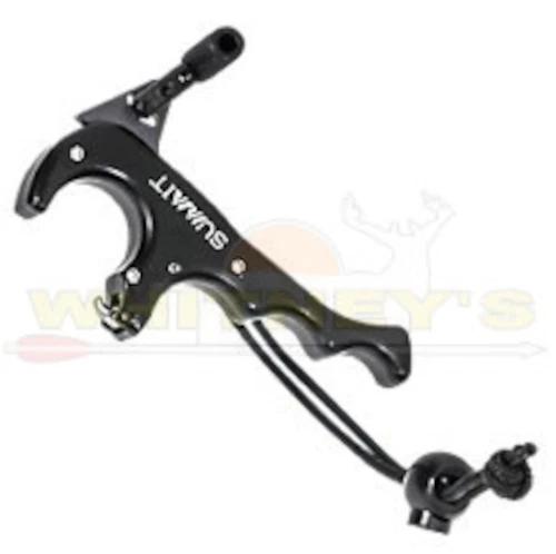 Scott Archery Summit Thumb Button Release - 4 Finger w/ Wrist Lanyard - 8009-BK - Image 1 of 1
