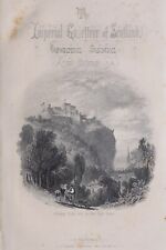 1868 Schottische Schottland Aufdruck ~ Frontispiece Edinburgh Schloss Neu