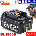 18V 6,0Ah Battery For Makita LXT Li-ion BL1860 BL1830 BL1850 Cordless Power UK