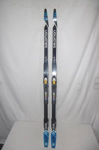 SALOMON " AERO SKIN " TOP JUNIOR ESQUÍ DE FONDO 131 CM + FIJACIÓN NUEVO - Imagen 1 de 6