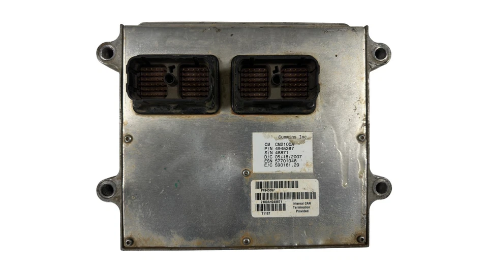 Dodge Ram 3500 2007 diésel motor 6,7 computadora P4945387 ECM ECU OEM CM2100A núcleo Foto 1 de 4