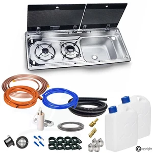 DOMETIC 9722 RH SINK HOB COMBINATION UNIT UNI CONVERSION KIT NO IGNITION - Picture 1 of 1