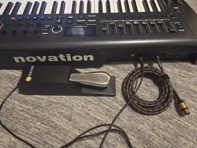 Novation 49 Synthesizer with M Gear Sustain Pedal and Cable - Image 1 of 3