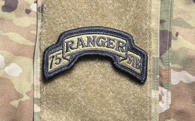 US Army 75th Ranger STB Scroll OCP w/ Hook Special Troops Battalion Patch ACU - Image 1 of 1