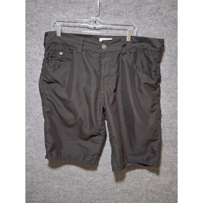 True Religion Traje de Baño Pantalones Cortos Para Hombre 36W Negro Bañador Playa Informal Foto 1 de 4