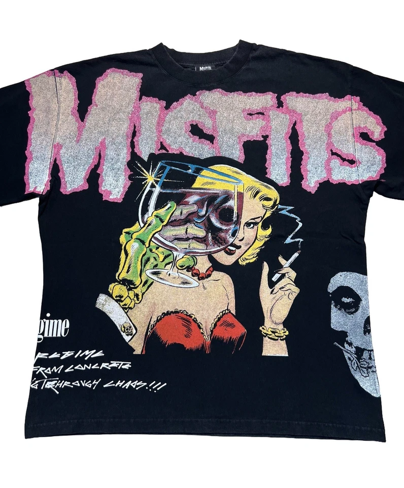 Camiseta Die My Darling 199X de gran tamaño en negro vintage talla grande Foto 1 de 4