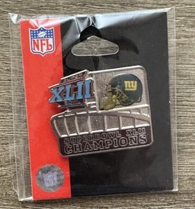 New York Giants Pin Super Bowl XLII Champs Champions SB 42 NFL Football New - Picture 1 of 2