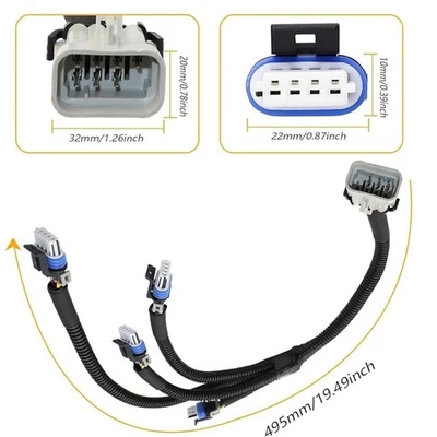 Pair For LQ9 LQ4 LS2 LS7 LSX New Ignition Coil Harness Connector DAC044 12558693 - Image 1 of 4