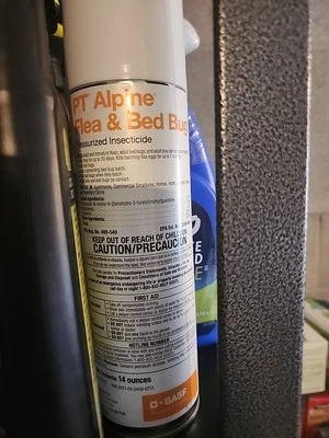 Pulgas e chinches alpinos PT de 14 oz con insecticida en aerosol IGR matar pulgas chinches Foto 1 de 2