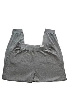 Pantalones Jogger Zenergy by Chico’s Algodón Cachemira Gris Acanalado - Talla 3 16/18 NUEVO - Imagen 1 de 6