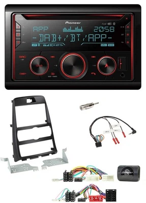 Pioneer 2DIN DAB Lenkrad Bluetooth USB CD Autoradio für Hyundai Genesis 2010-201 - Bild 1 von 4