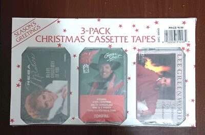 Christmas Country Music George Strait Reba McEntire Lee Greenwood 3 Cassettes Foto 1 de 4