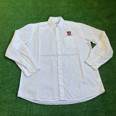 Camisa Oxford Clásica Preppy Clásica con Botones Manga Larga Logotipo Legado Talla M Foto 1 de 4