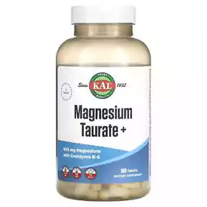 KAL, Magnesium Taurate +, 400 mg, 180 Tablets (200 mg per Tablet) - Picture 1 of 1