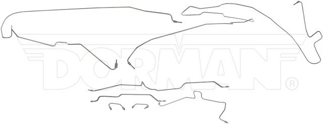 Комплект тормозной магистрали из нержавеющей стали Dorman 919-220 подходит для Jeep Wrangler - Изображение 1 из 4