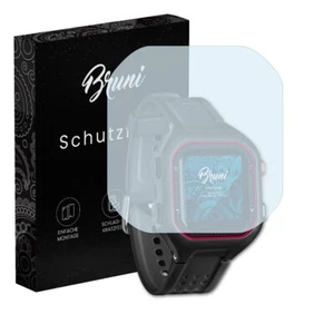Bruni 2x Folie für Garmin Forerunner 25 18,5 mm Schutzfolie Displayschutzfolie - Photo 1/8