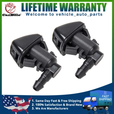 Комплект из 2 насадок стеклоочистителя омывателя ветрового стекла для 2008-10 Ford F-250 F-350 Super Duty - Изображение 1 из 4