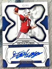 2022 Panini National Treasures Steve Grogan Patriots Signatures Vet Auto /49 HOF