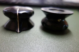 1 EA Cinch / BIC -1 1/2" Bakelit 1/4" Schaft - Messing Einsatz "Kopie" Audio Regler - Bild 1 von 3