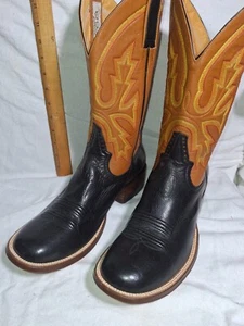 Botas de vaquero para hombre Rod Patrick, marrón emb U bk L talla: 8,5 E p659 - Imagen 1 de 11