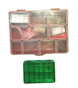 Plano 3214 Stowaway Micro Organizer Green and Red Organizers  & Fishing Contents - Picture 1 of 11