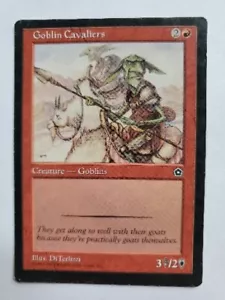 MTG Magic The Gathering Card Goblin Cavaliers Creature Goblins Red Portal Second - Picture 1 of 2