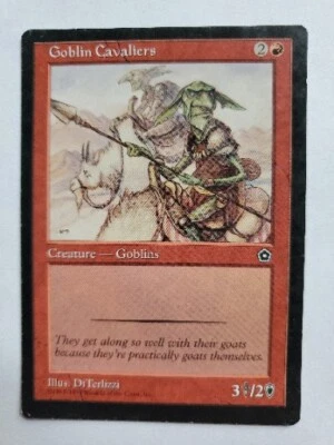 MTG Magic The Gathering Card Goblin Cavaliers Creature Goblins Red Portal Second - Image 1 of 2