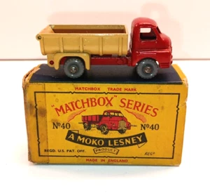 Matchbox No. 40 Bedford Dump Truck With Original Box - Picture 1 of 8