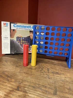 Vintage MB Games Connect 4 Original 1976 Edition 100% Complete Game - Image 1 of 4