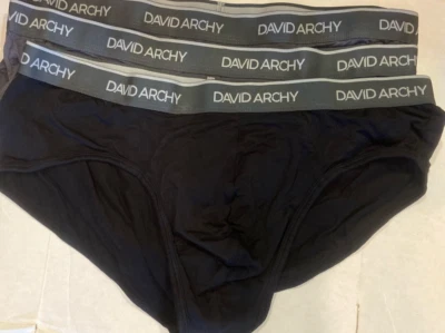 David Archy Men's Breathable Bamboo Rayon 3 Pack Large - Image 1 of 3