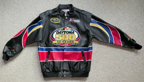 RYAN NEWMAN #12 CHASE JKET LEATHER LG NASCAR DODGE 50TH DAYTONA PENSKE Cover