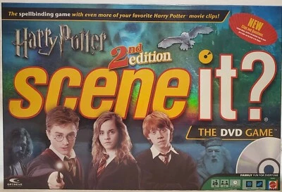 Harry Potter 2nd edition Scene it Parts Pieces 160 card deck  Catagory Reference - Image 1 of 3