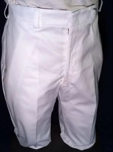 MEDICAL ASSIST MENS TROUSERS COOK UNIFORM PANTS US MILITARY SCRUBS WHITE 34L - Picture 1 of 8