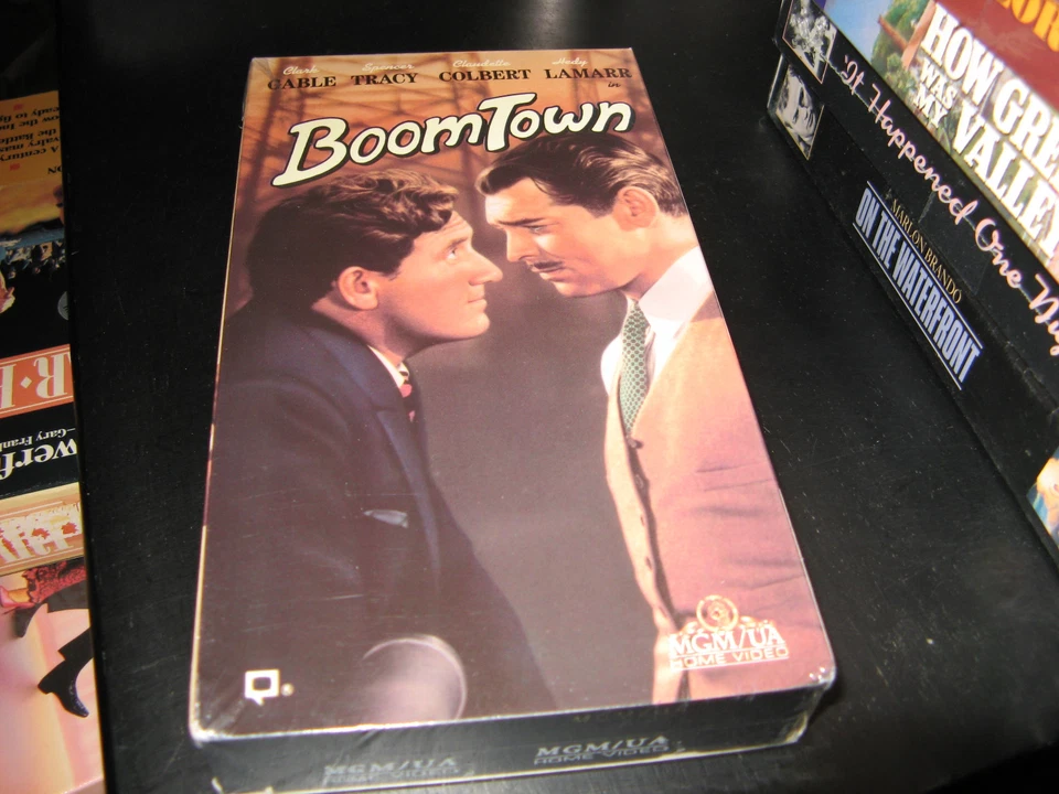 VHS-Boom Town-Clark Gable-Spencer Tracy-Claudette Colbert-NEW!!!!!! - Image 1 of 1