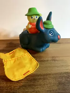 Vintage 1986 Playskool Glo Worm - Glow Friends Blue Bunny & Glow Ant - Picture 1 of 5