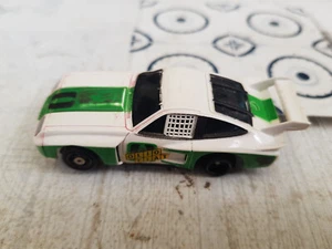 Aurora/AFX: coche de carreras blanco/verde "Olio Fiat", motor probado - Imagen 1 de 5
