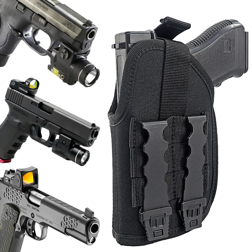Universal Compact OWB Holster for Pistols with Flashlight or Optic/Light/Laser - Image 1 of 4