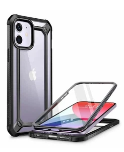 NIB iPhone 12 Mini Case SUPCASE UBExo PRO Full Body 2020 Screen Protector Black - Picture 1 of 3