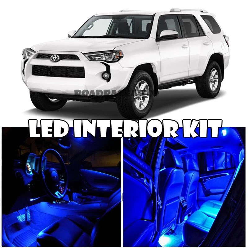 For 10-Up Toyota 4Runner 4 Runner Blue LED Xenon Interior Kit Mirror Vanity LED - Image 1 of 1