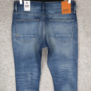 DENHAM MEN'S JEANS RIDGE STRAIGHT FIT W33 L32 BLUE DISTRESSED JEANS DENIM BNWT! - Picture 1 of 10