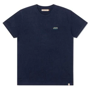 Revolution Mens Bus Regular T-Shirt - Navy Melange - Picture 1 of 6