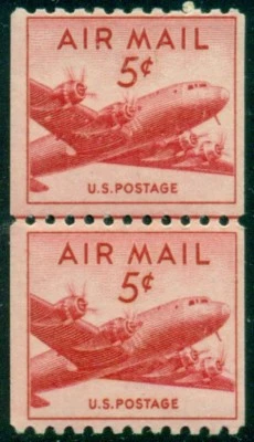 SCOTT # C37 LINE PAIR, MINT, OG, NH, FINE, GREAT PRICE! - Image 1 of 3